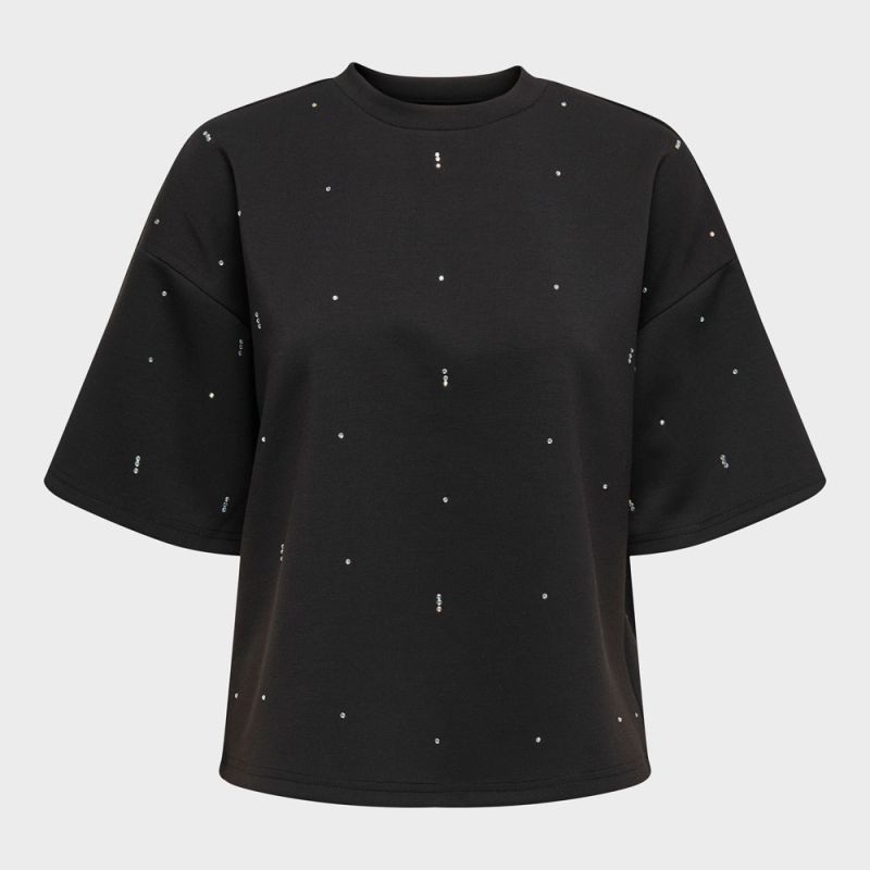 TEE SHIRT BLACK ONLEDEL 15353293 4360