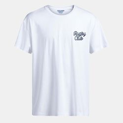 TEE SHIRT BRIGHT WHITE JORRUGBY 12297392 4481