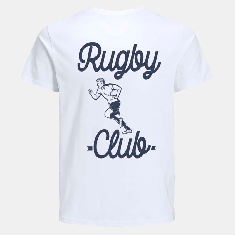 TEE SHIRT BRIGHT WHITE JORRUGBY 12297392 4481