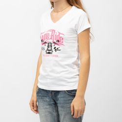 Tee shirt col v moto gp x von dutch vdmgp/2/tv/moto2 Femme VON DUTCH Tee shirt col v moto gp x von dutch vdmgp/2/tv/moto2 Femme VON DUTCH