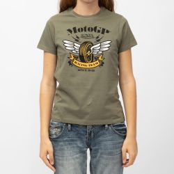 Tee shirt col rond jersey moto gp x von dutch vdmgp/2/tv/moto39 Femme VON DUTCH