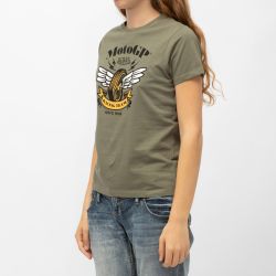 Tee shirt col rond jersey moto gp x von dutch vdmgp/2/tv/moto39 Femme VON DUTCH