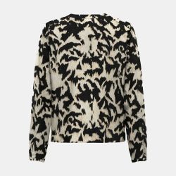 Chemisier fluide imprimé zébré Lenia col v Femme ONLY