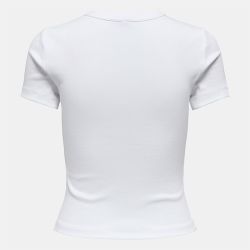 Tee shirt basique col rond coton bio Femme ONLY