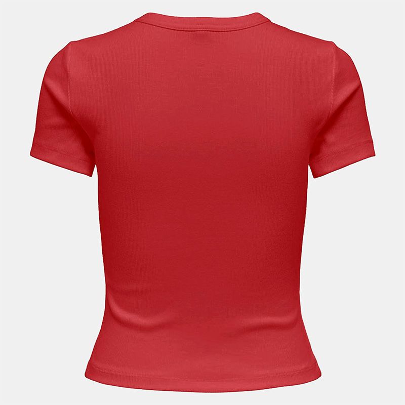 Tee shirt basique col rond coton bio Femme ONLY
