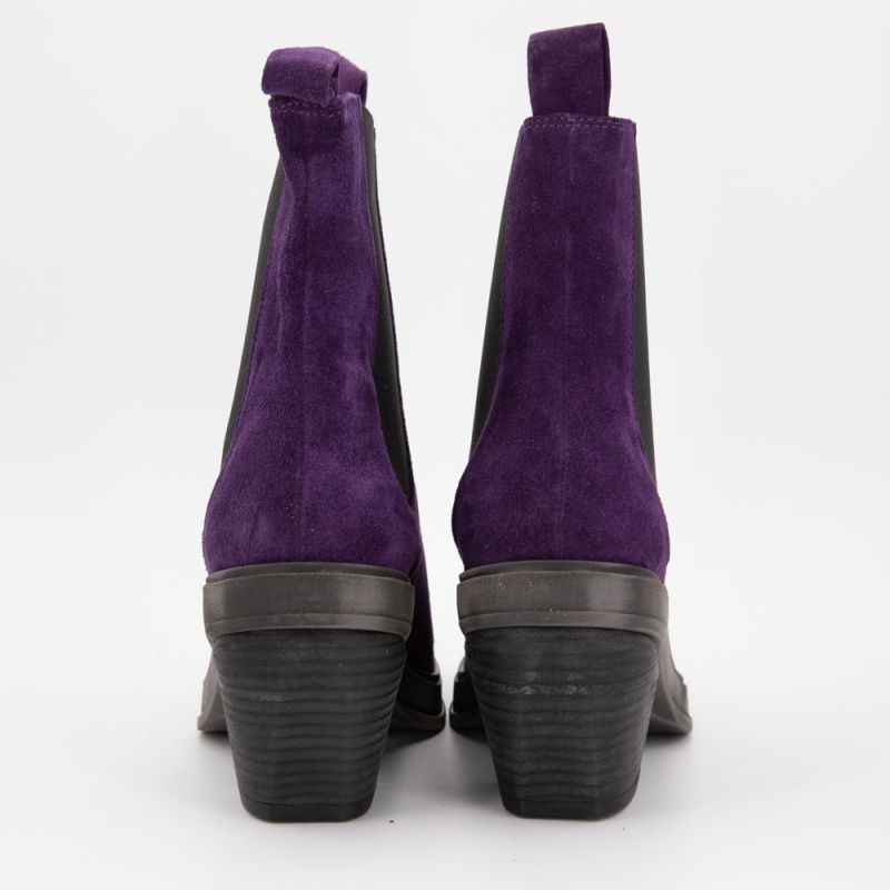 Bottine a talon violet sumito t35/t41 Femme EXIT