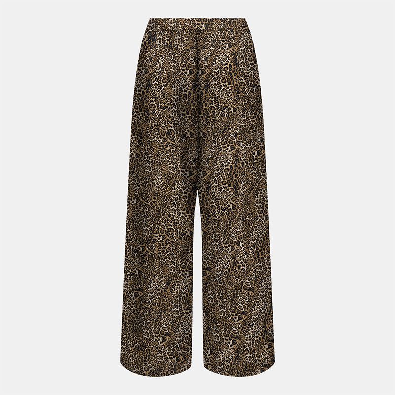 Pantalon regular nova motif léopard sierra Femme ONLY Pantalon regular nova motif léopard sierra Femme ONLY
