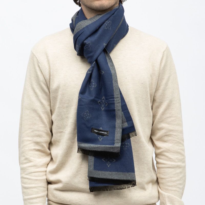 Echarpe imprimee 30x190cm lyam Homme TED LAPIDUS
