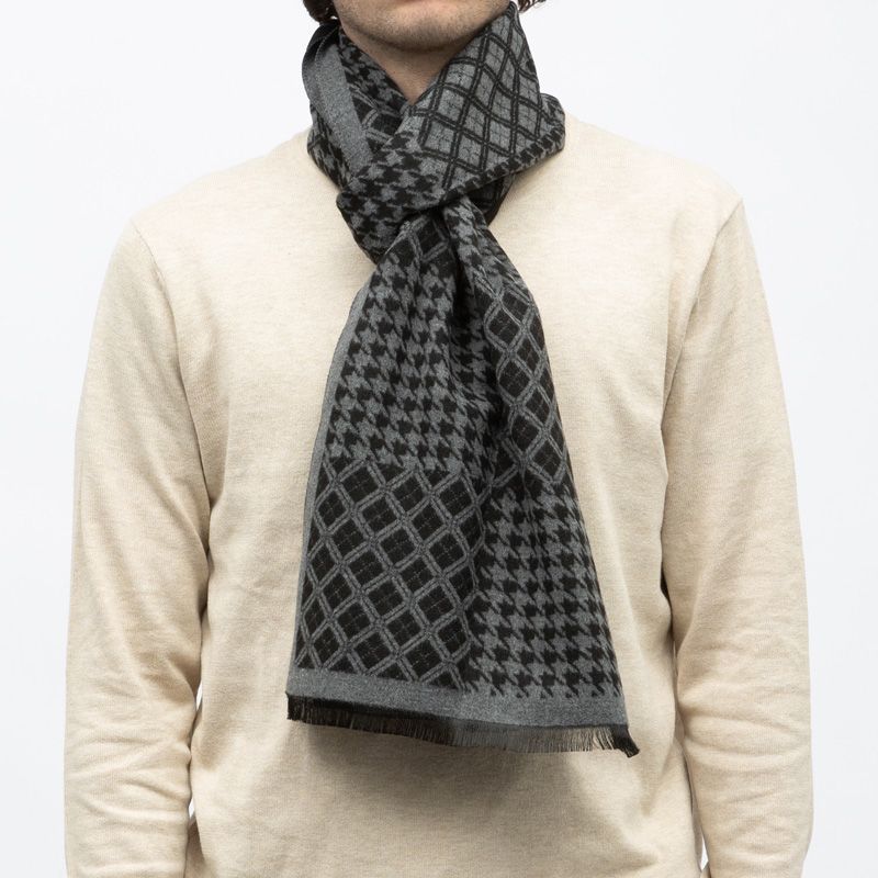 Echarpe imprimee 30x190cm lyam Homme TED LAPIDUS