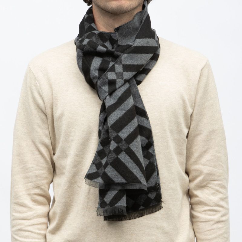 Echarpe imprimee 30x190cm lyam Homme TED LAPIDUS