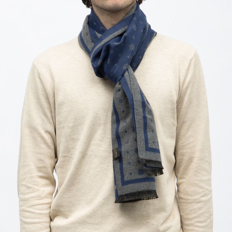 Echarpe imprimee 30x190cm lyam Homme TED LAPIDUS