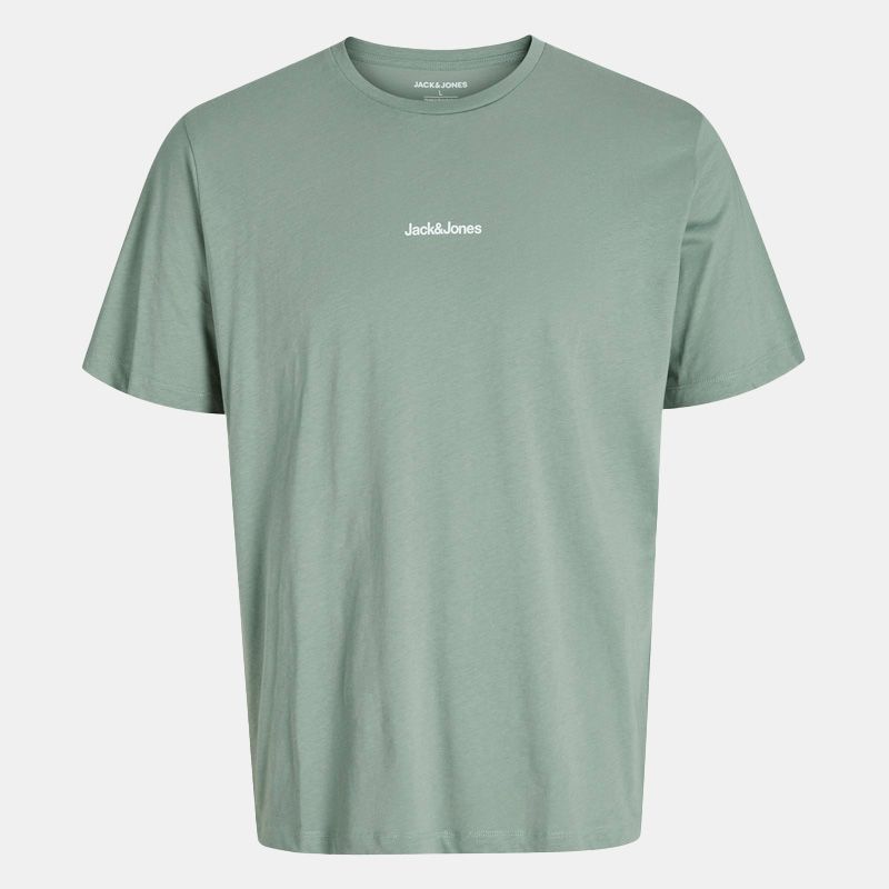 Tee shirt vert d'eau mine col ras de cou imprimé montagnes Homme JACK & JONES Tee shirt vert d'eau mine col ras de cou imprimé montagnes Homme JACK & JONES