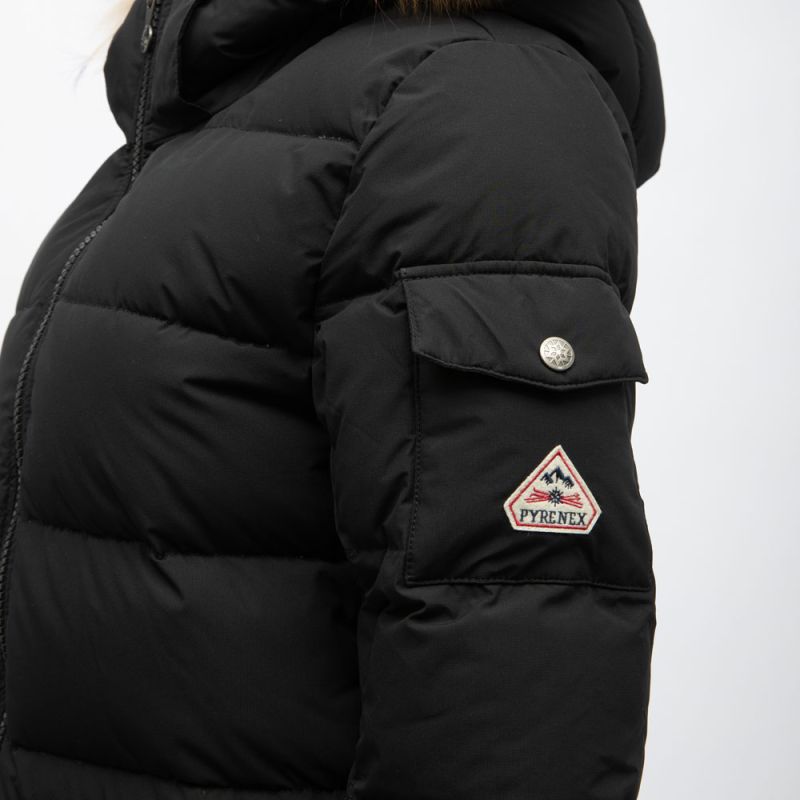 DOUDOUNE CAP FOURRURE AUTHENTIC MINI RIPSTOP FUR BLACK