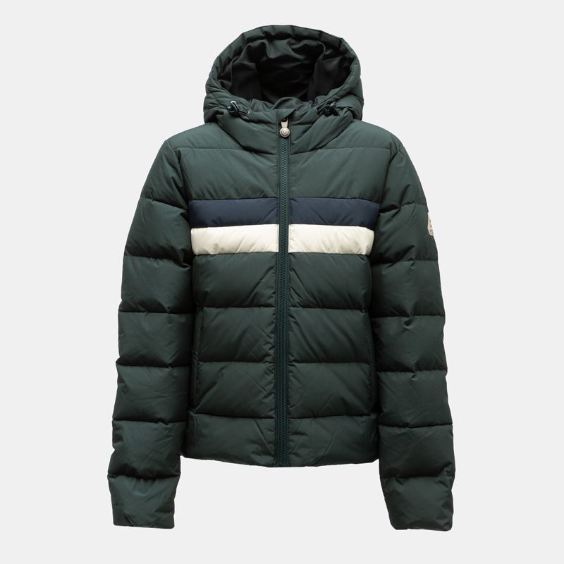 Doudoune capuche lukas baltic green Enfant PYRENEX
