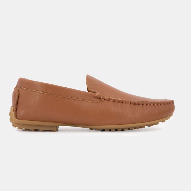 Mocassins élégants en cuir lisse Homme PIERRE CARDIN