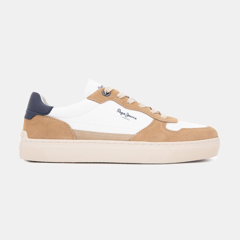 Baskets camden nature suédine marron clair Homme PEPE JEANS