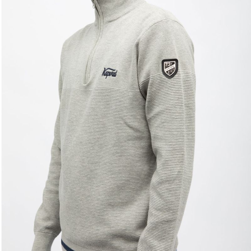 Pull demi zip edmond Homme KAPORAL