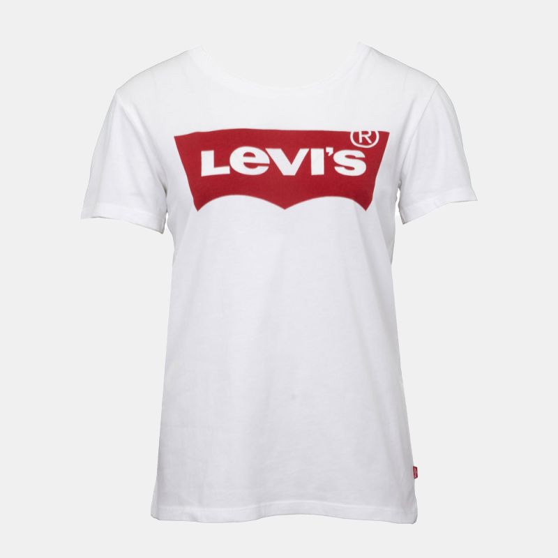 Tee shirt avec grand logo rouge coton Femme LEVI'S Tee shirt avec grand logo rouge coton Femme LEVI'S