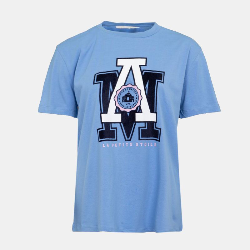 Tee shirt bleu tam Femme LA PETITE ETOILE