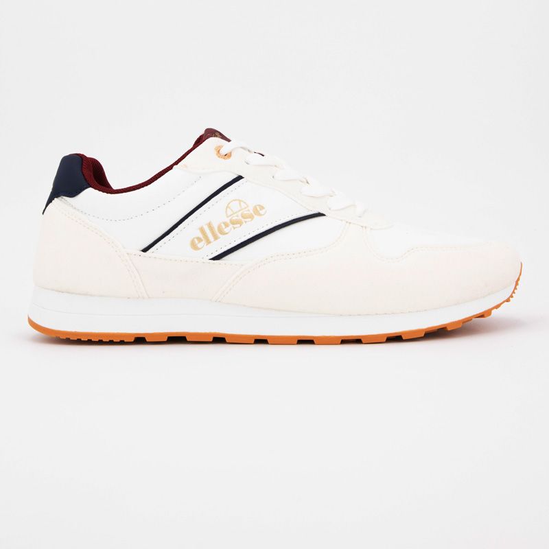 Basket navy burgundy tan sopf 1089 t41/46 Homme ELLESSE