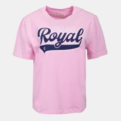Tee shirt rose Royal en coton Femme LA PETITE ETOILE