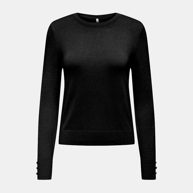 Pull Minna col rond en maille douce Femme ONLY Pull Minna col rond en maille douce Femme ONLY