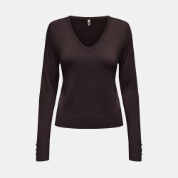 Pull fin Minna col V manches longues Femme ONLY Pull fin Minna col V manches longues Femme ONLY