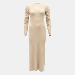 Robe maxi maille torsadée col rondFemme BILL TORNADE