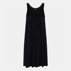 Robe col rond noir droite Femme ONLY Robe col rond noir droite Femme ONLY