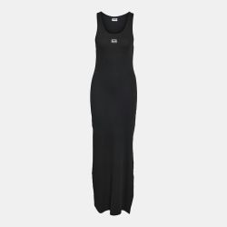 Robe judy coton maxi longue col rond Femme NOISY MAY