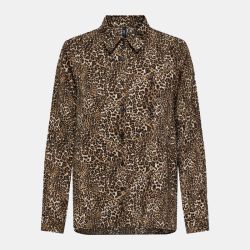 Chemise sierra imprimé léopard regular Femme ONLY Chemise sierra imprimé léopard regular Femme ONLY