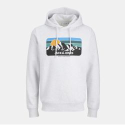 SWEAT A CAPUCHE JWHPEAK WHITE MELANGE 12287697 4400