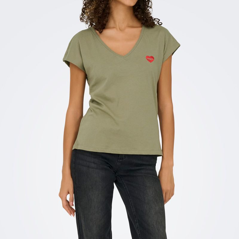 Tee shirt onlamber cloud dancer 15362091 4440 Femme ONLY