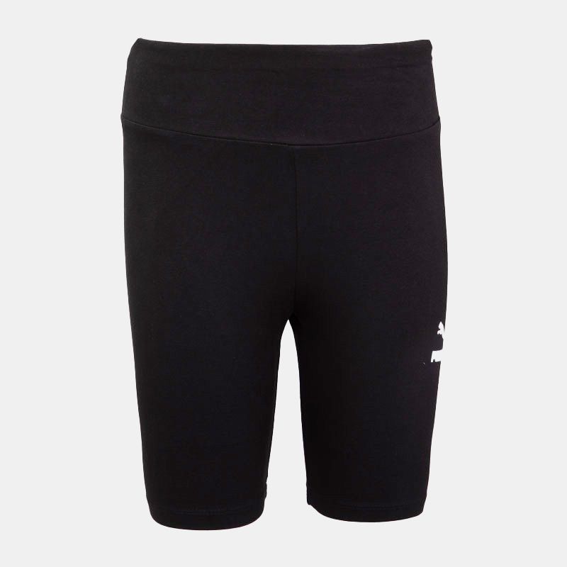 Cycliste élastique noir logo blanc Femme PUMA