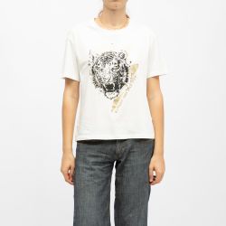 TEE SHIRT MC TIGER OFF WHITE 04V133W