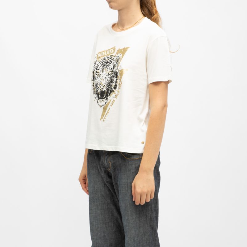 TEE SHIRT MC TIGER OFF WHITE 04V133W