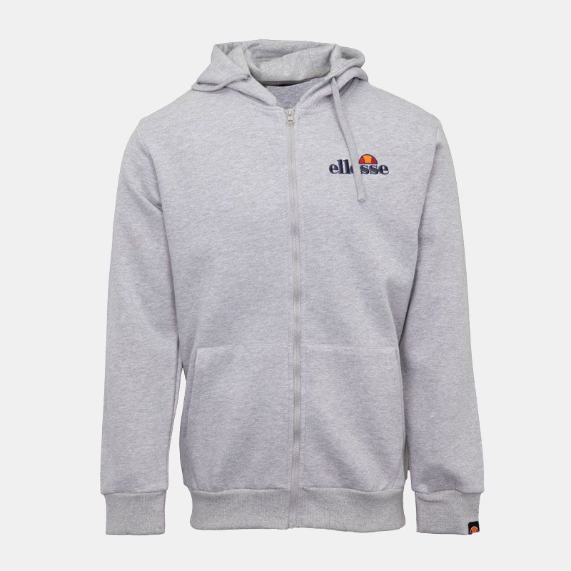 Gilet sweat coton zippé avec capuche Homme ELLESSE