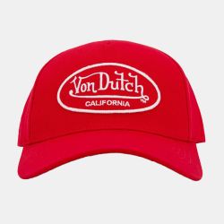 Casquette rouge Homme VON DUTCH