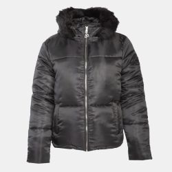 Doudoune bonny noire à capuche Femme VON DUTCH