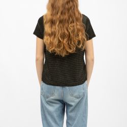 Tee shirt mc oxane black 04v123w Femme DEELUXE 74 Tee shirt mc oxane black 04v123w Femme DEELUXE 74