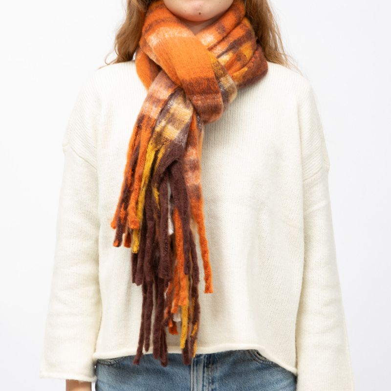 Echarpe 50x170 cm camel man ff 252634 Mixte MANOUKIAN