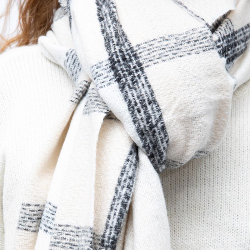 Echarpe 70x200 cm ecru man ff 224058 Mixte MANOUKIAN