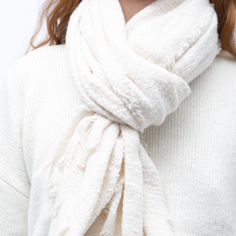 Echarpe 70x200 cm blanc man ff 224060 Mixte MANOUKIAN