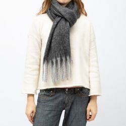 Echarpe 50x180 cm anthracite man ff 252629 Mixte MANOUKIAN