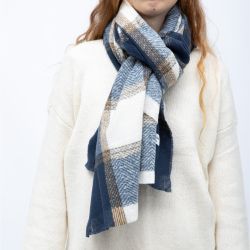 Echarpe 70x200 cm navy man ff 224058 Mixte MANOUKIAN