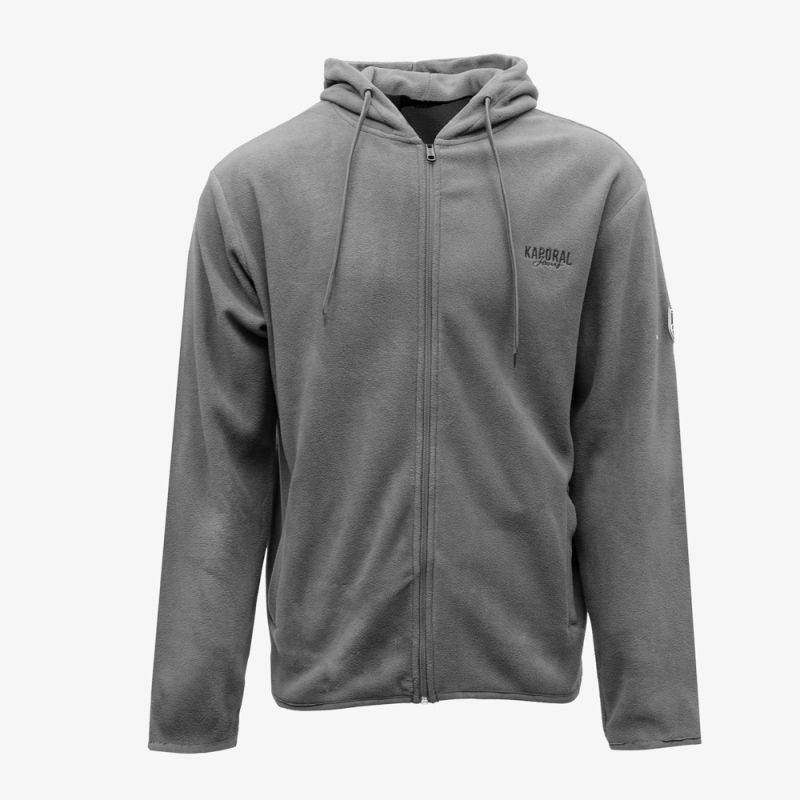 Gilet polaire a capuche lenor Homme KAPORAL