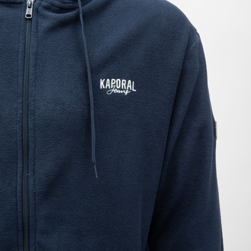 Gilet polaire a capuche lenor Homme KAPORAL