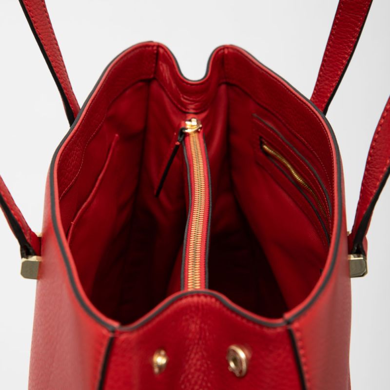 Sac carryall m cuir grainé 40x28x12cm Femme LANCEL