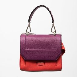 Sac rabat s cuir lisse 22x20x8cm Femme LANCEL