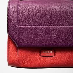 Sac rabat s cuir lisse 22x20x8cm Femme LANCEL